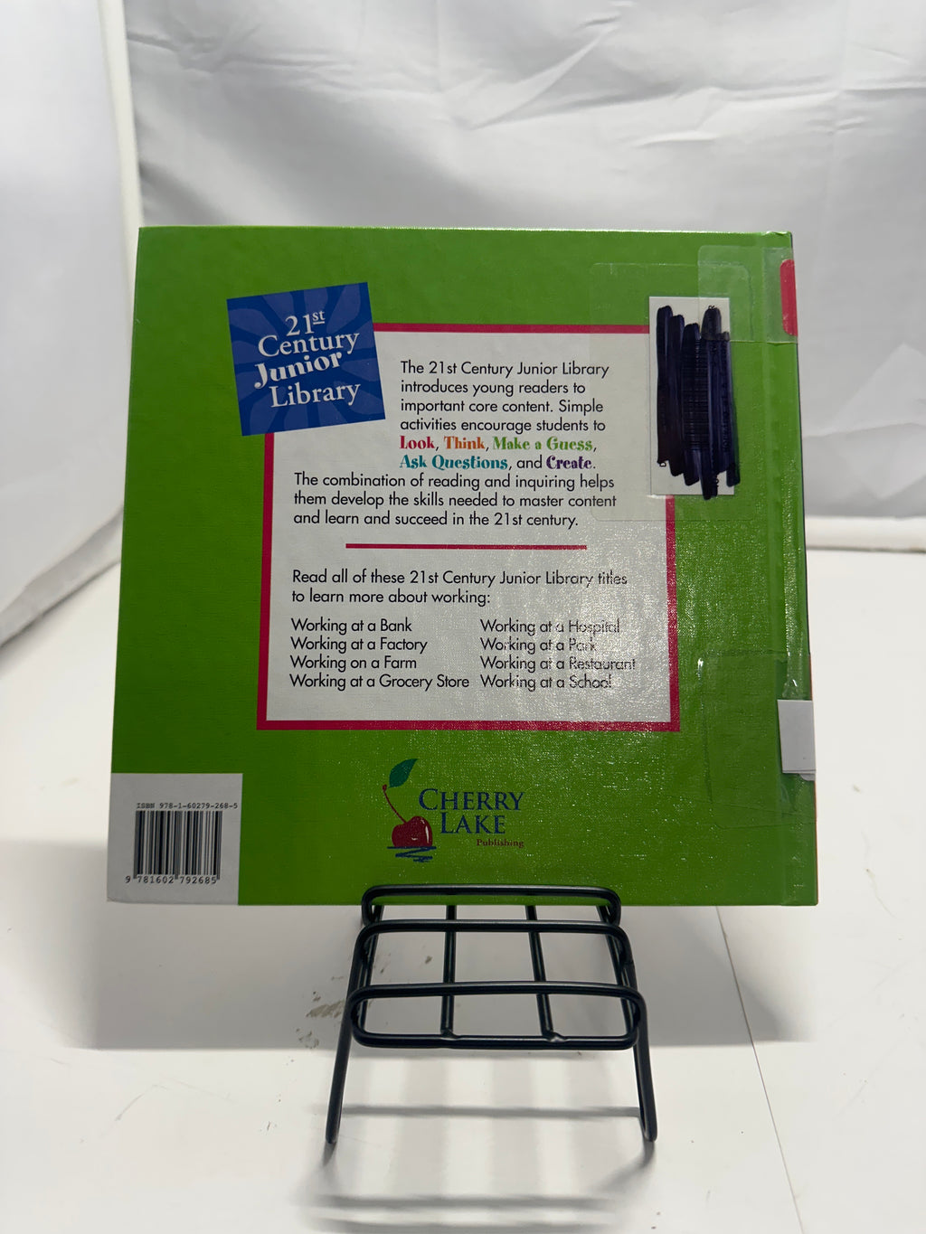 Working at a factory by Katie Marsico Paperback Children's Book