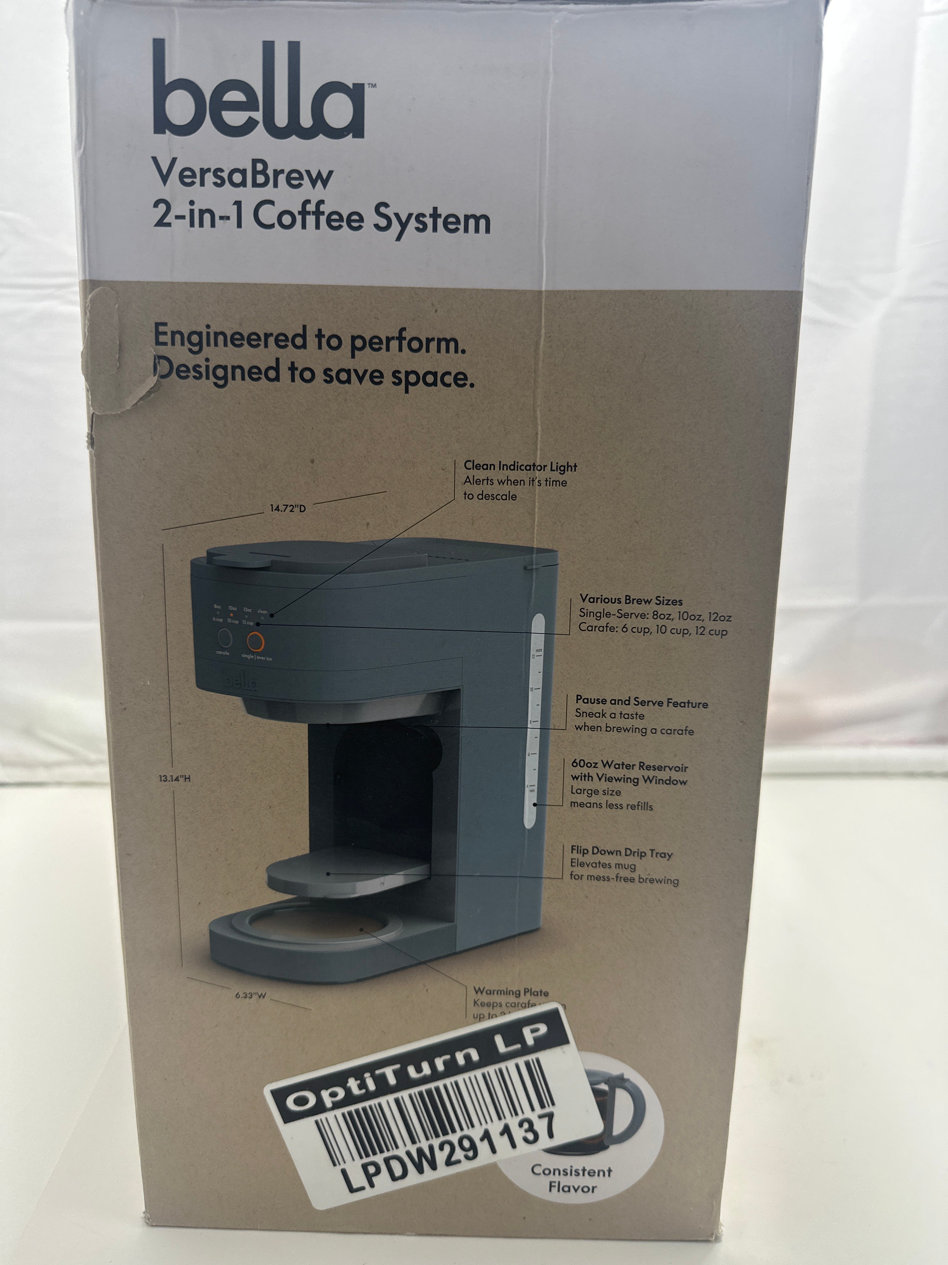 Bella VersaBrew 2-in-1 Coffee System