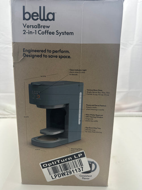 Bella VersaBrew 2-in-1 Coffee System