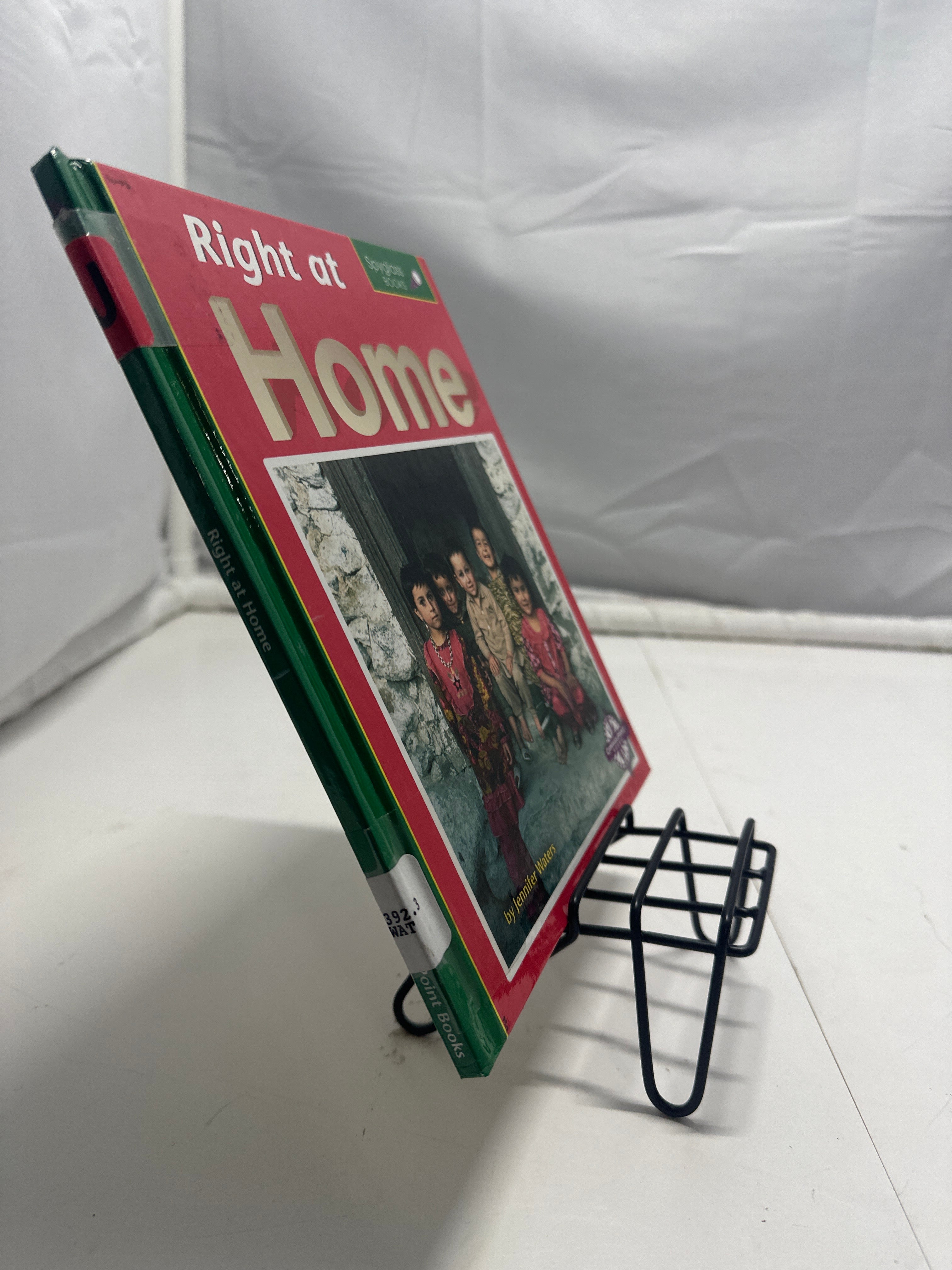 Right at Home (Spyglass Books) by Jennifer Waters Hardcover
