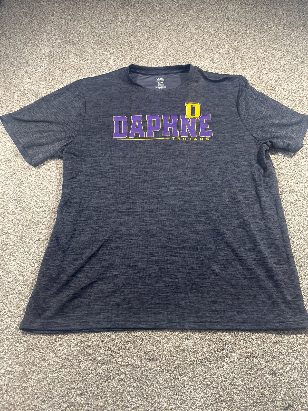 Daphne Trojans Navy Performance T Shirt Size XXL