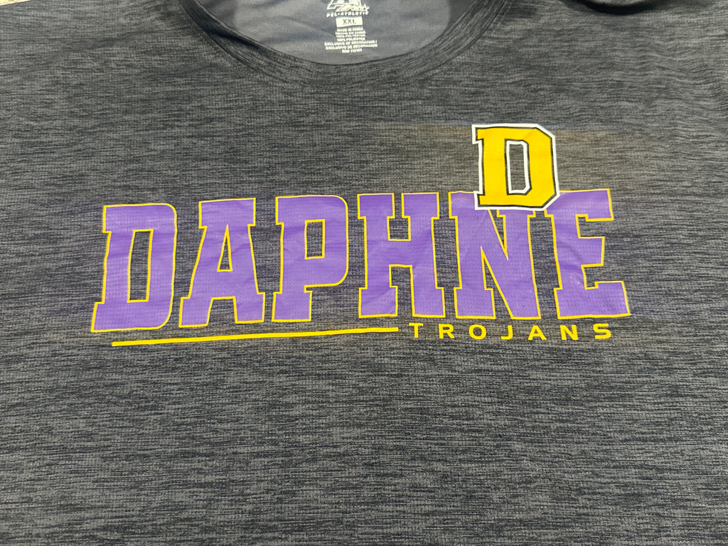 Daphne Trojans Navy Performance T Shirt Size XXL