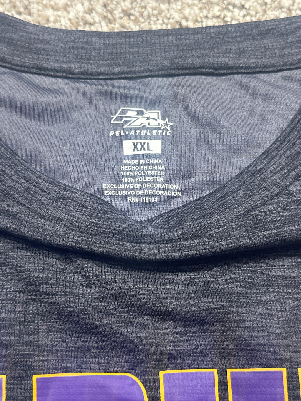 Daphne Trojans Navy Performance T Shirt Size XXL