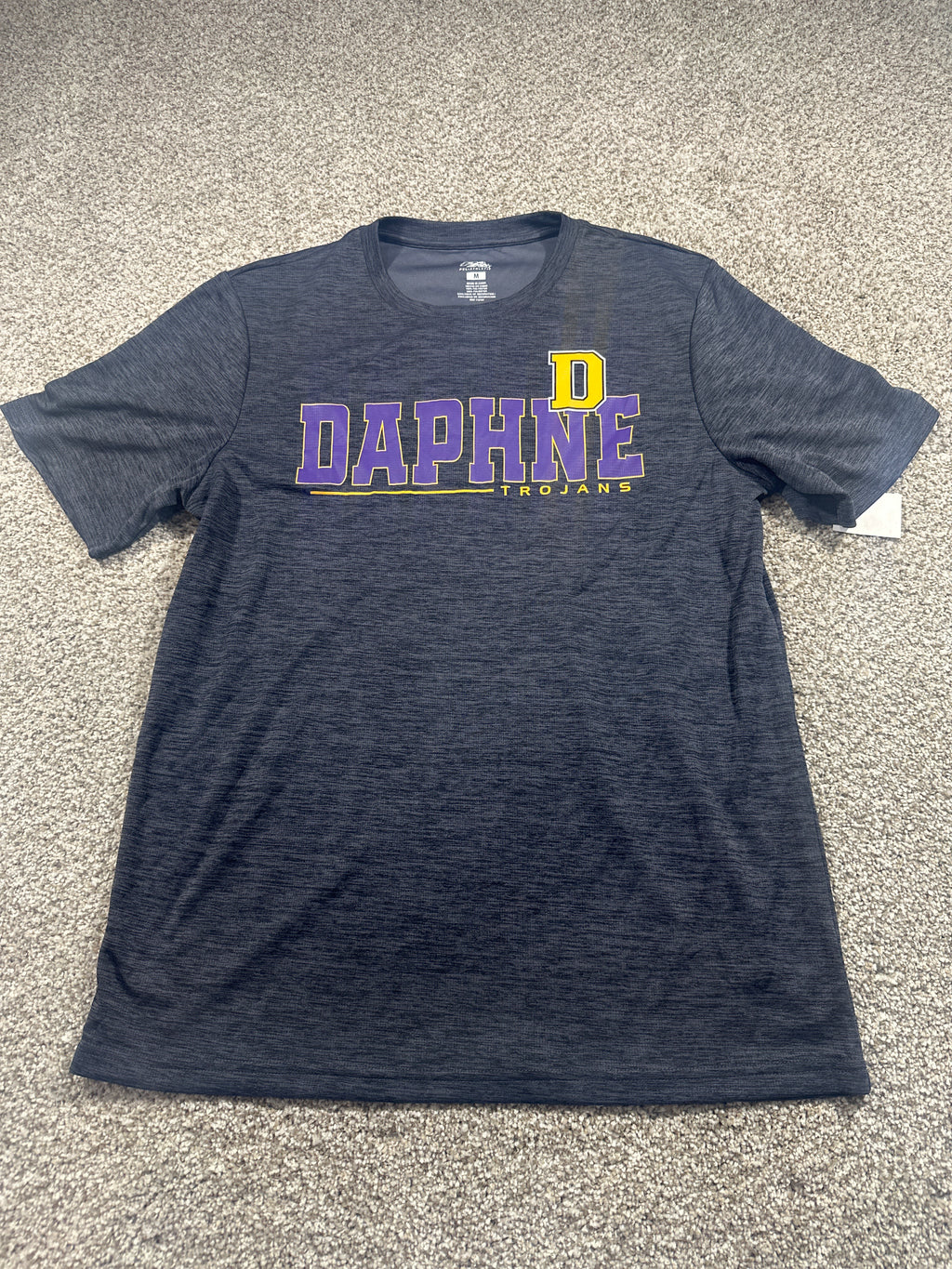 Daphne Trojans Navy Performance T Shirt Size M