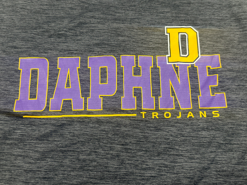 Daphne Trojans Navy Performance T Shirt Size M