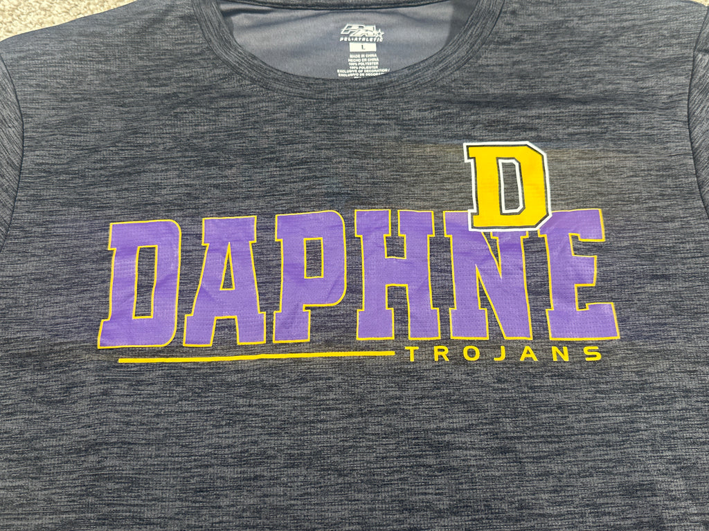 Daphne Trojans Navy Performance T Shirt Size L