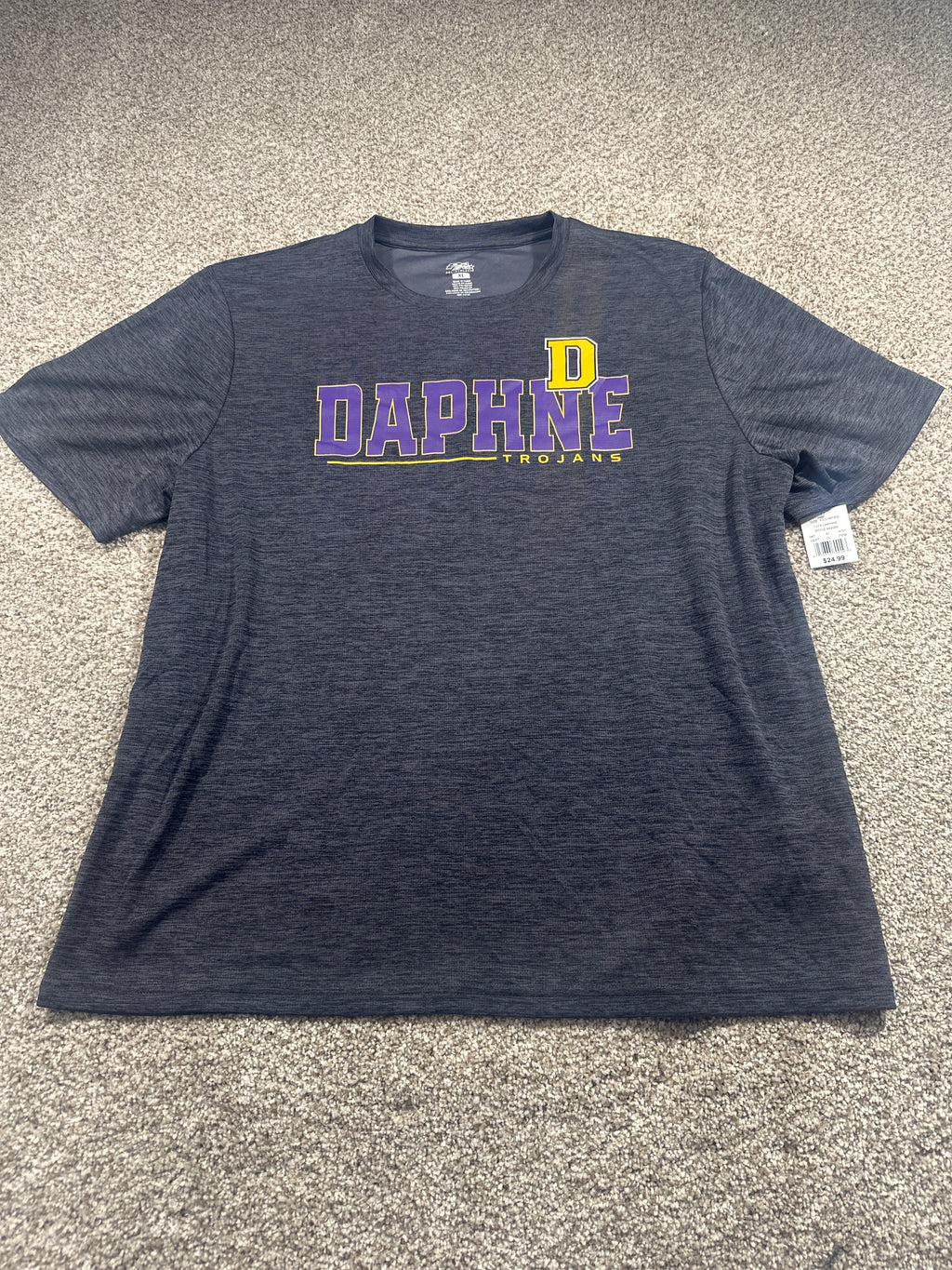 Daphne Trojans Navy Performance T Shirt Size XL