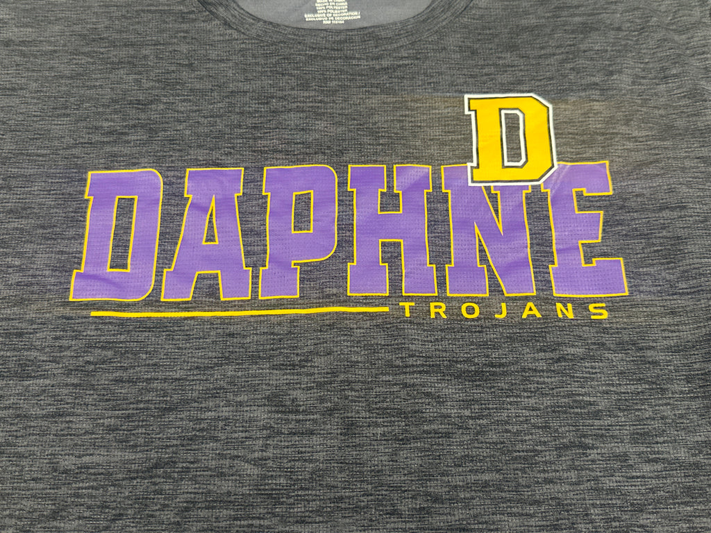Daphne Trojans Navy Performance T Shirt Size XL