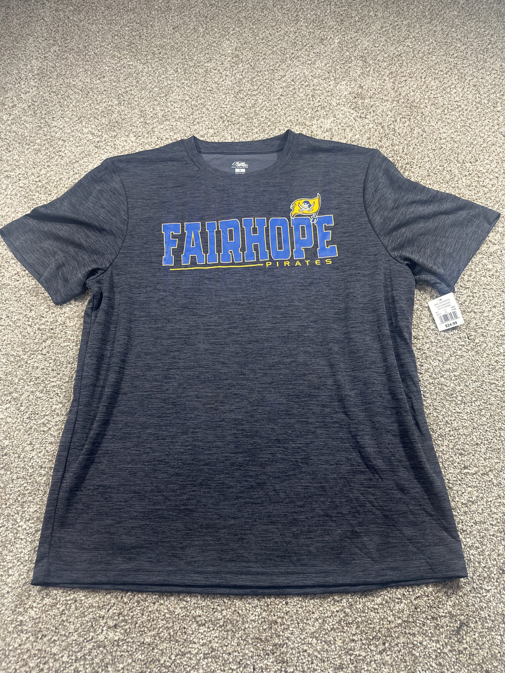 Fairhope Pirates Navy Performance T Shirt Size L
