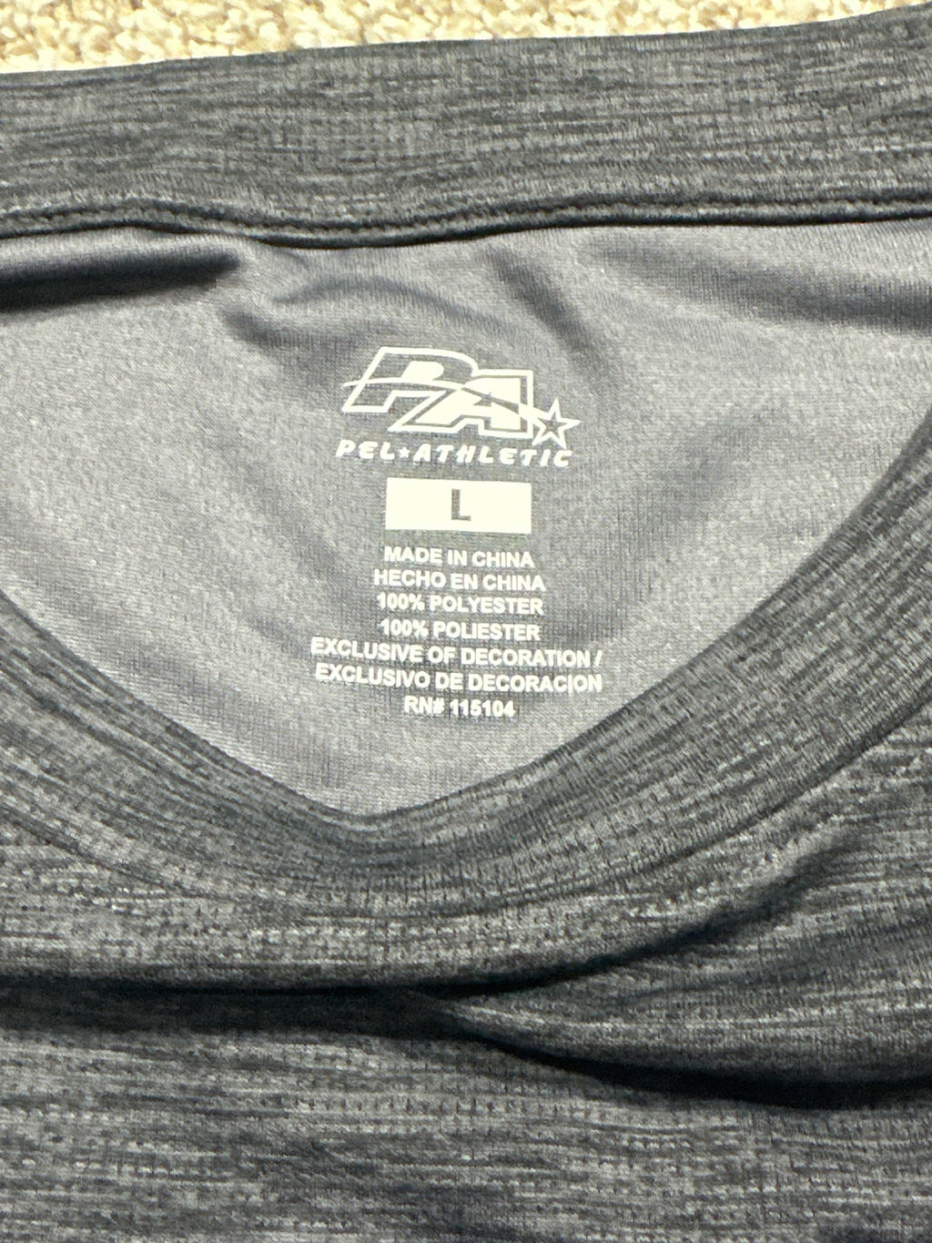 Fairhope Pirates Navy Performance T Shirt Size L