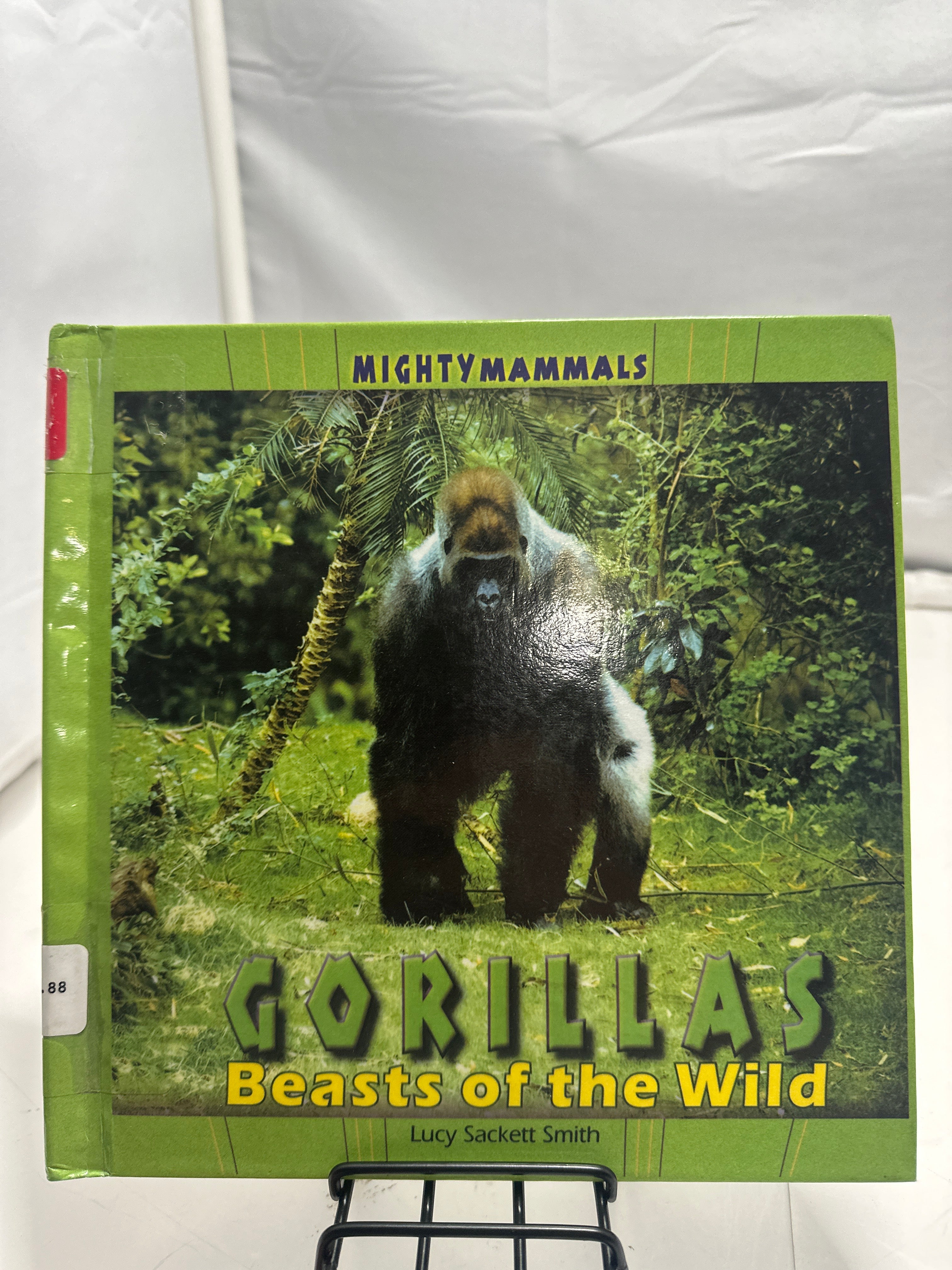 Gorillas: Beasts of the Wild by Lucy Sackett Smith Hardcover Children