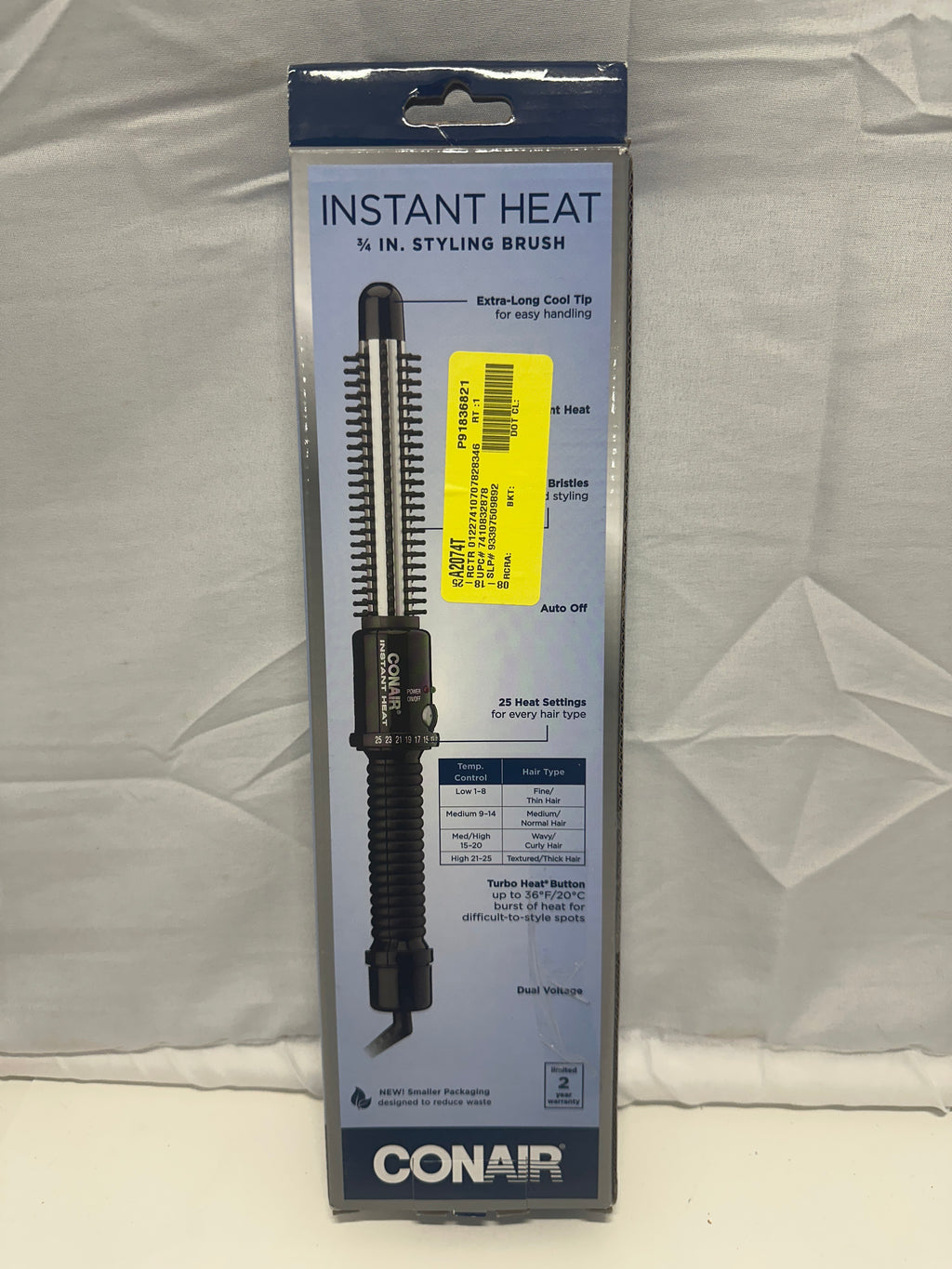 Conair Instant Heat ¾-Inch Styling Brush