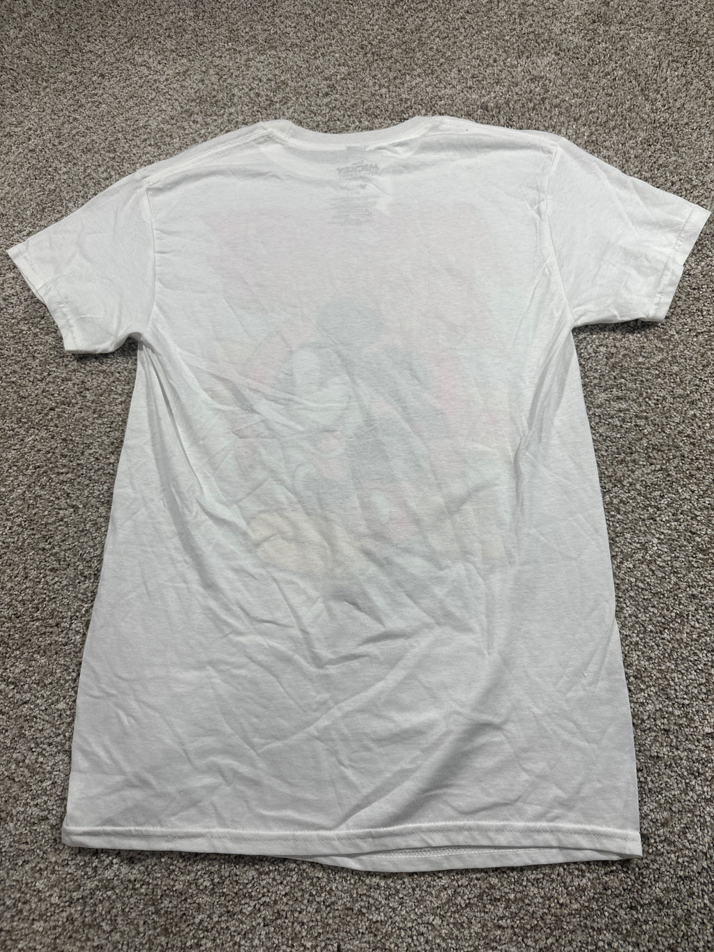 Disney Mickey Mouse White Graphic T Shirt Size S