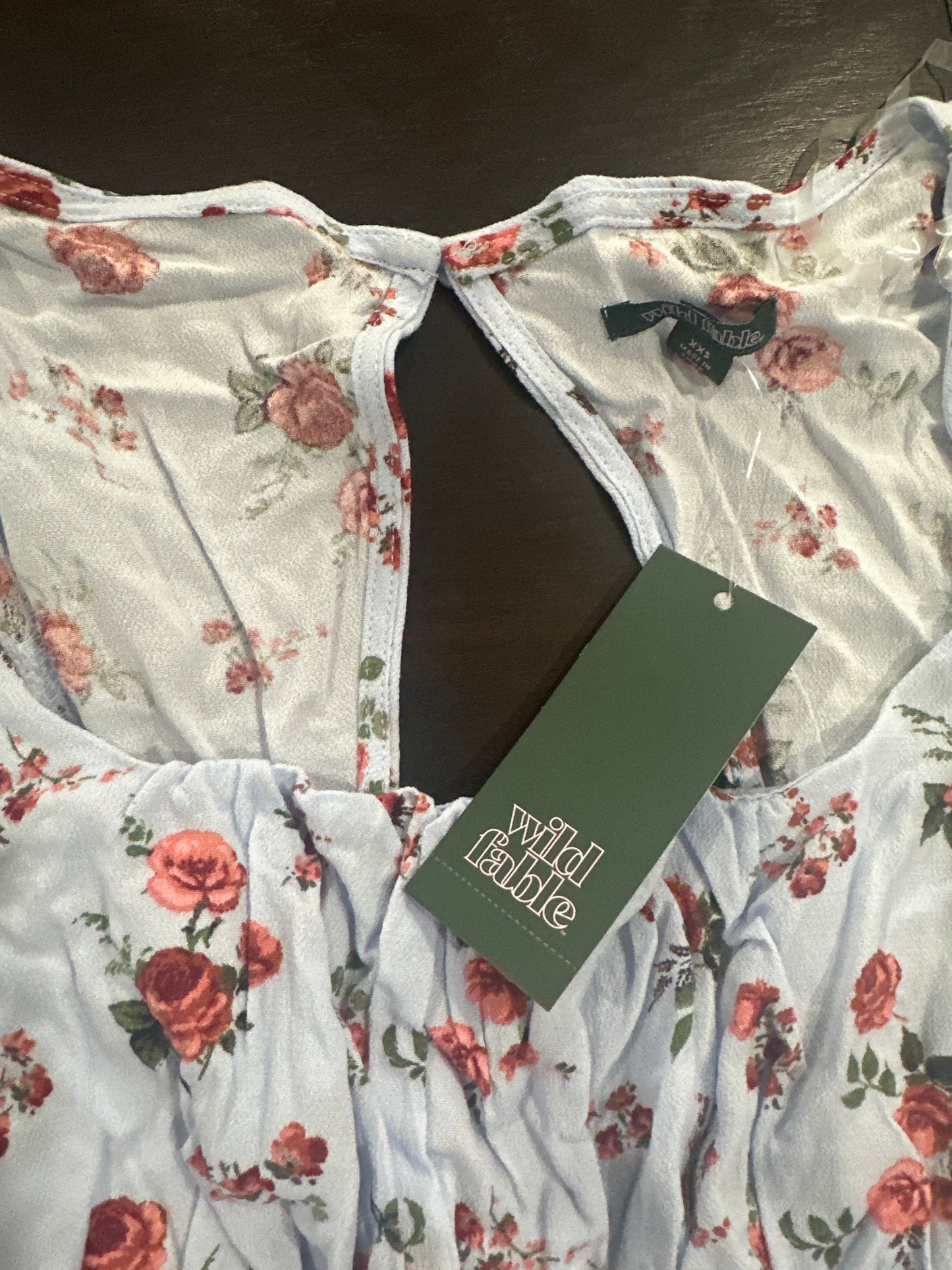 Women’s Flutter Cap Sleeve Maxi A-Line Dress