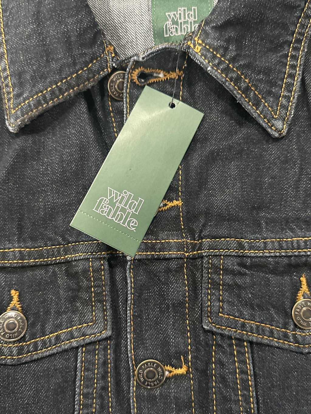 Women's Sleeveless Dark Wash Denim Vest