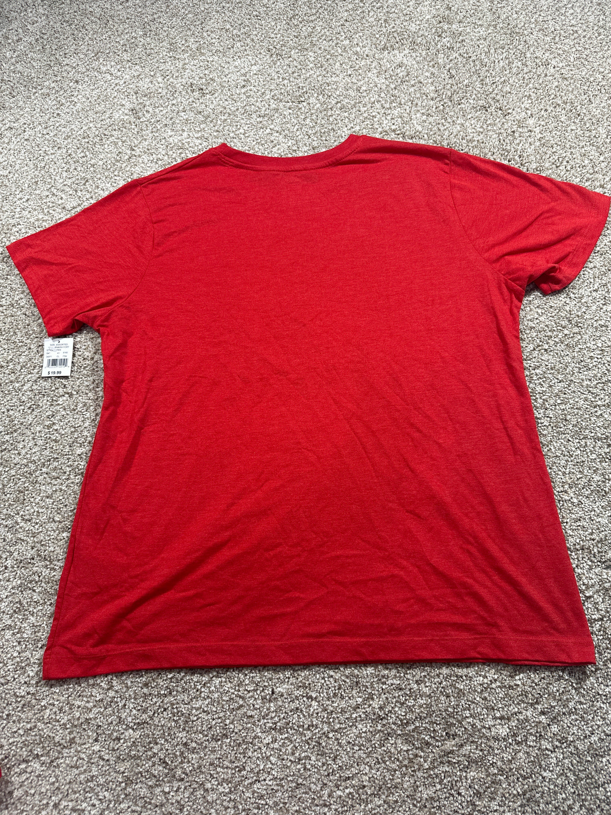 Spanish Fort Toros Red Performance T Shirt Size XL