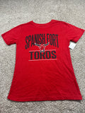 Spanish Fort Toros Red Performance T Shirt Size M