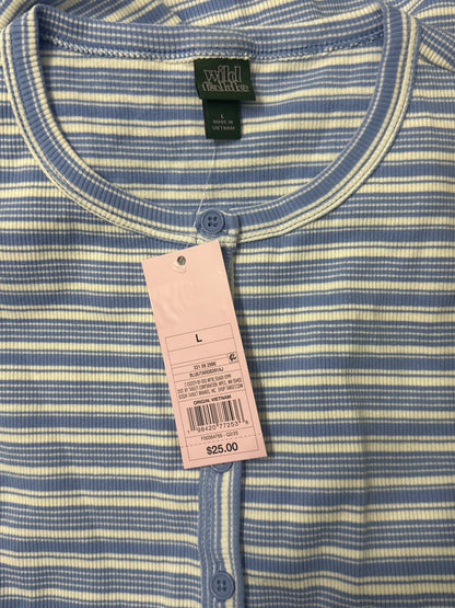 Women’s Button-Front Ribbed Mini Skater Dress