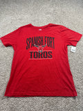 Spanish Fort Toros Red Performance T Shirt Size XXL