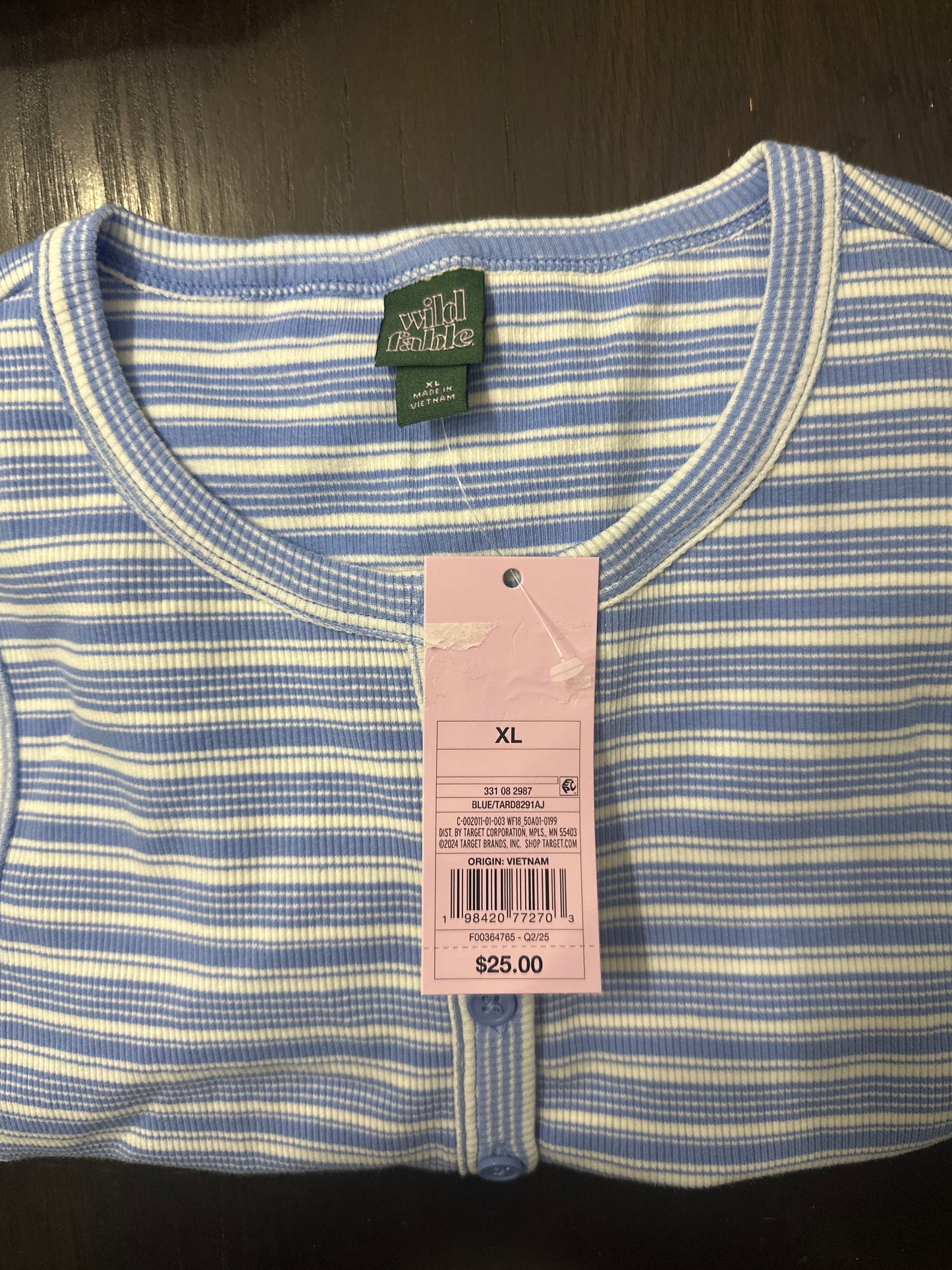 Women’s Button-Front Ribbed Mini Skater Dress