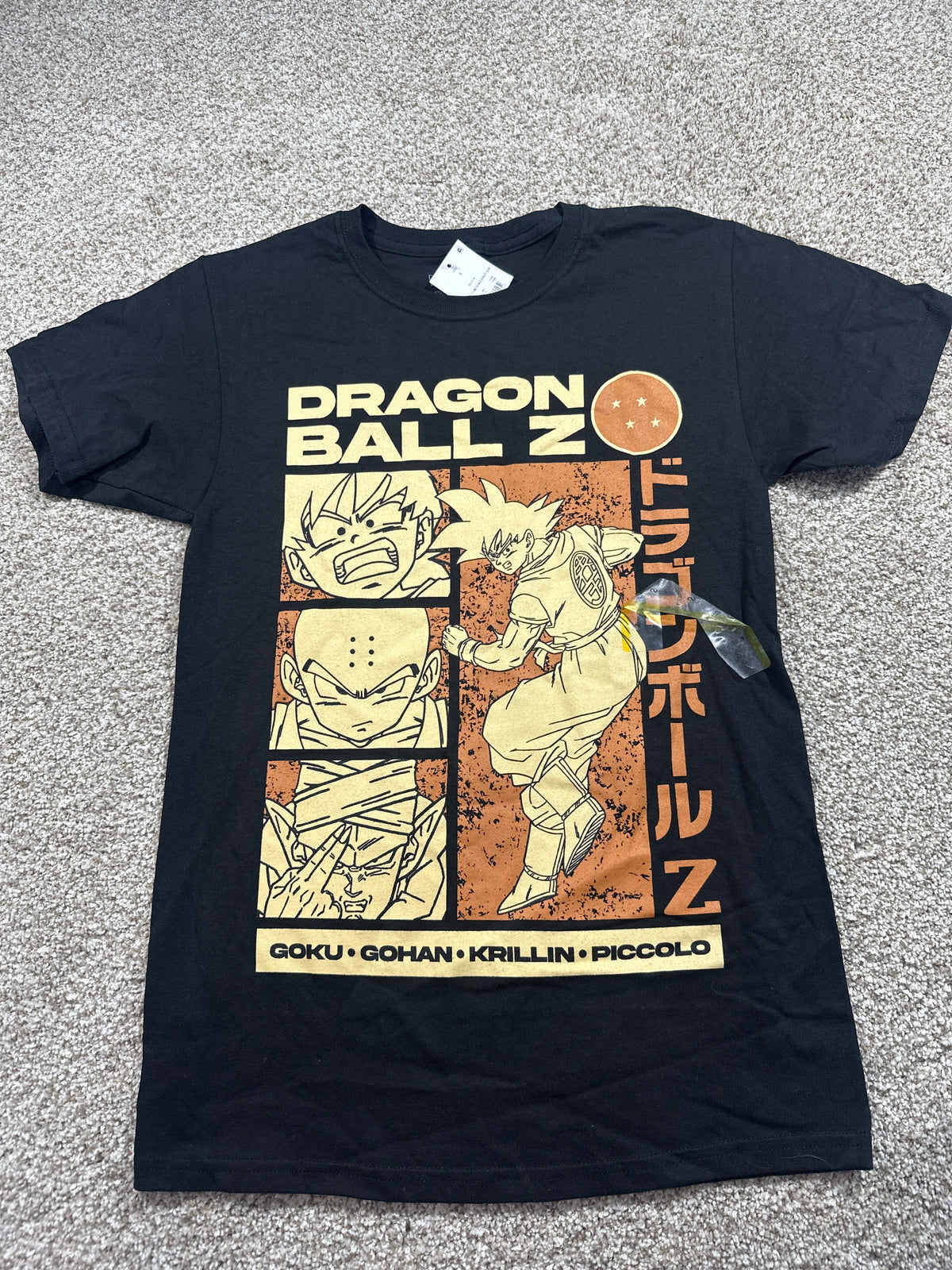 Dragon Ball Z Black Graphic T Shirt Size S
