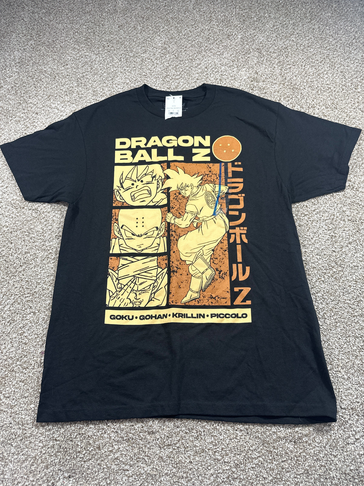 Dragon Ball Z Black Graphic T Shirt Size L