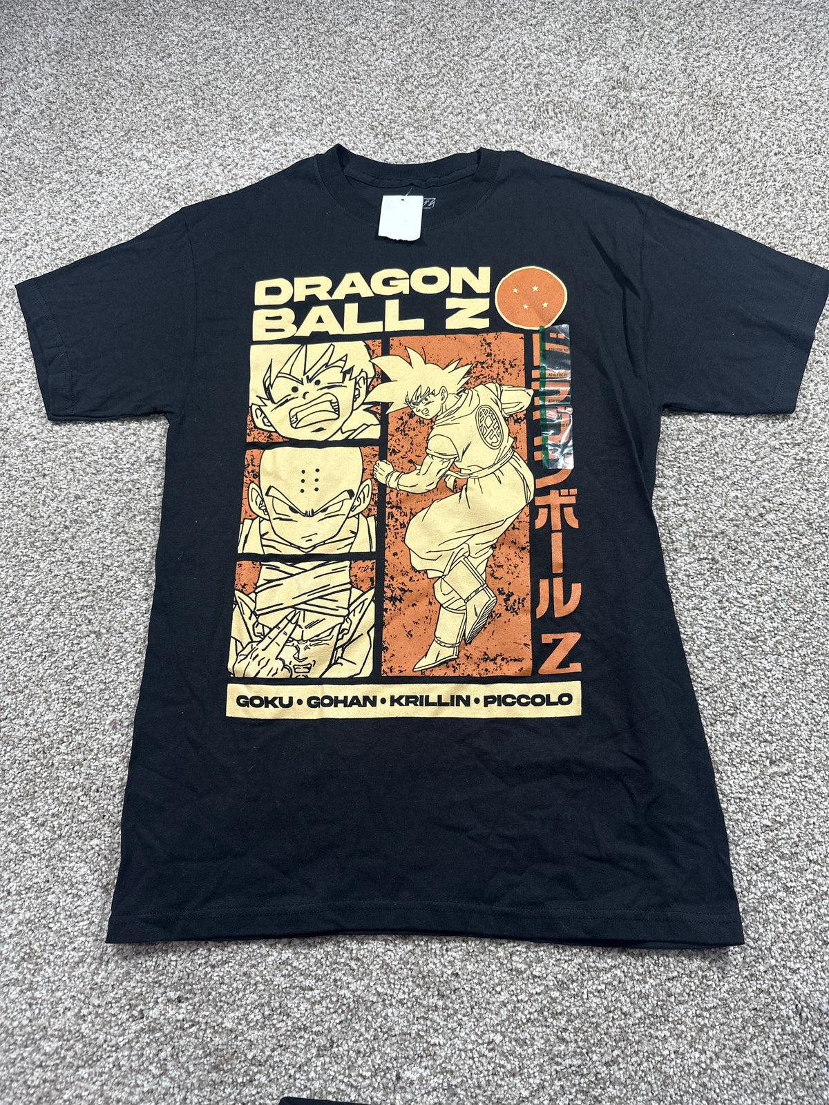 Dragon Ball Z Black Graphic T Shirt Size M