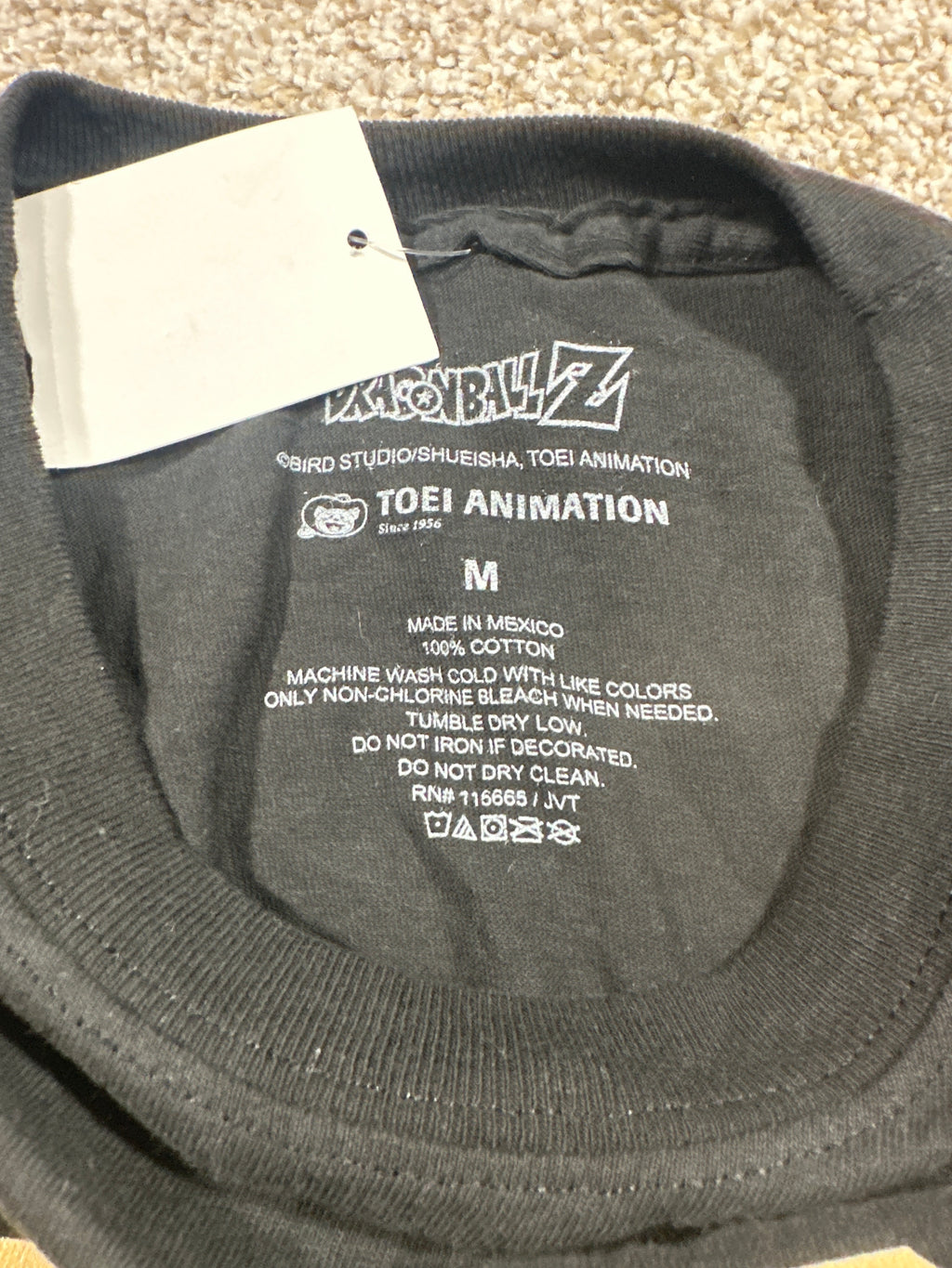 Dragon Ball Z Black Graphic T Shirt Size M