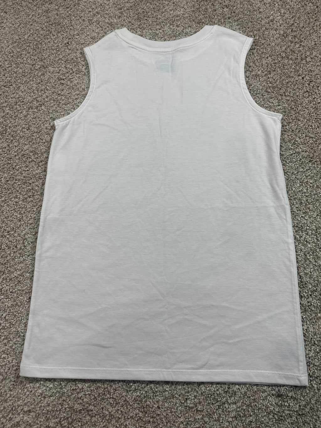 Cat & Jack Girls White Sleeveless Tank Top Size XL (14)