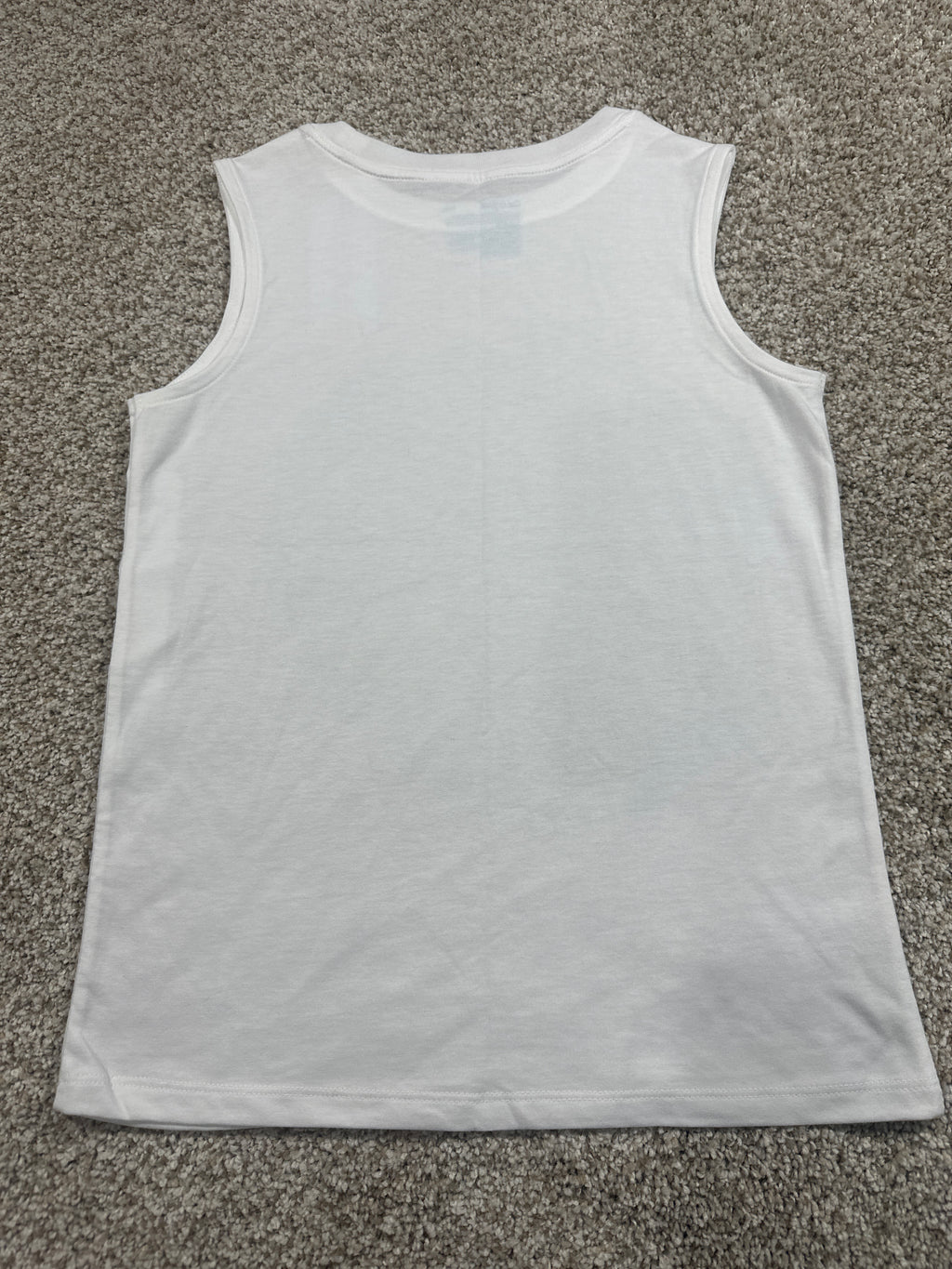 Cat & Jack Girls White Sleeveless Tank Top Size M (8)