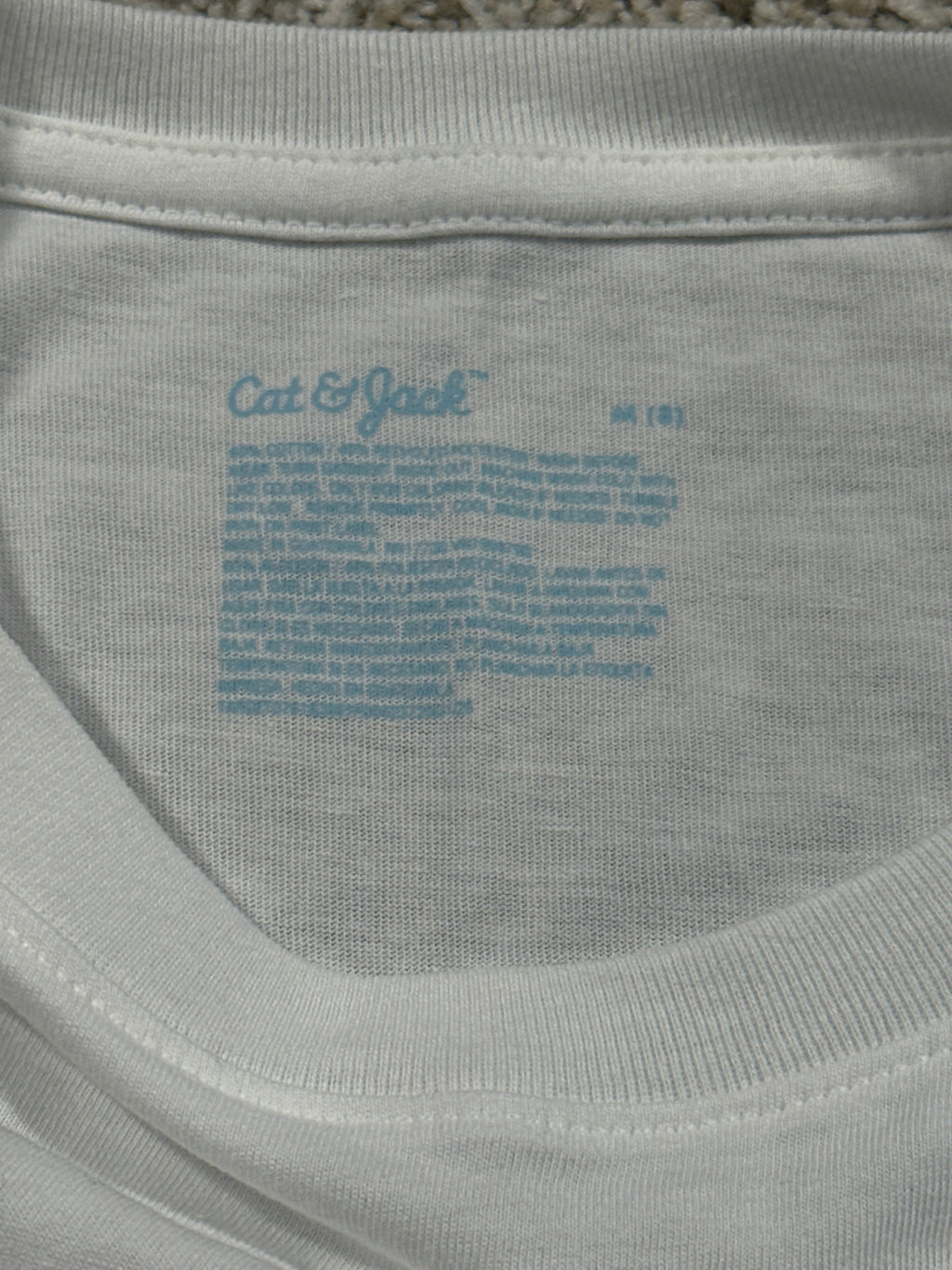 Cat & Jack Girls White Sleeveless Tank Top Size M (8)