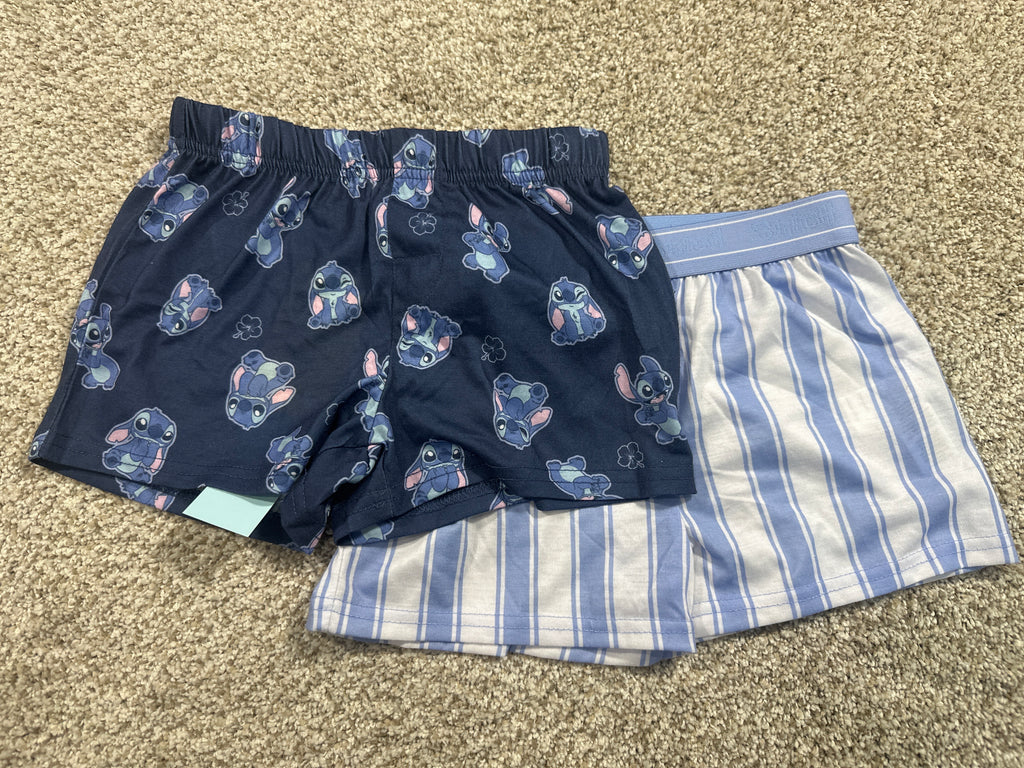 Disney Stitch Girls 2 Pack Shorts Size S 6 6X