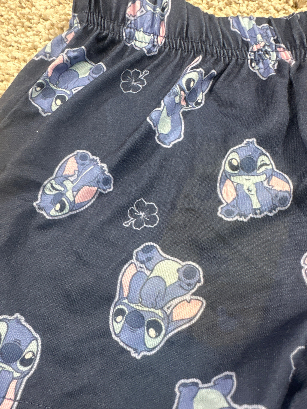 Disney Stitch Girls 2 Pack Shorts Size S 6 6X