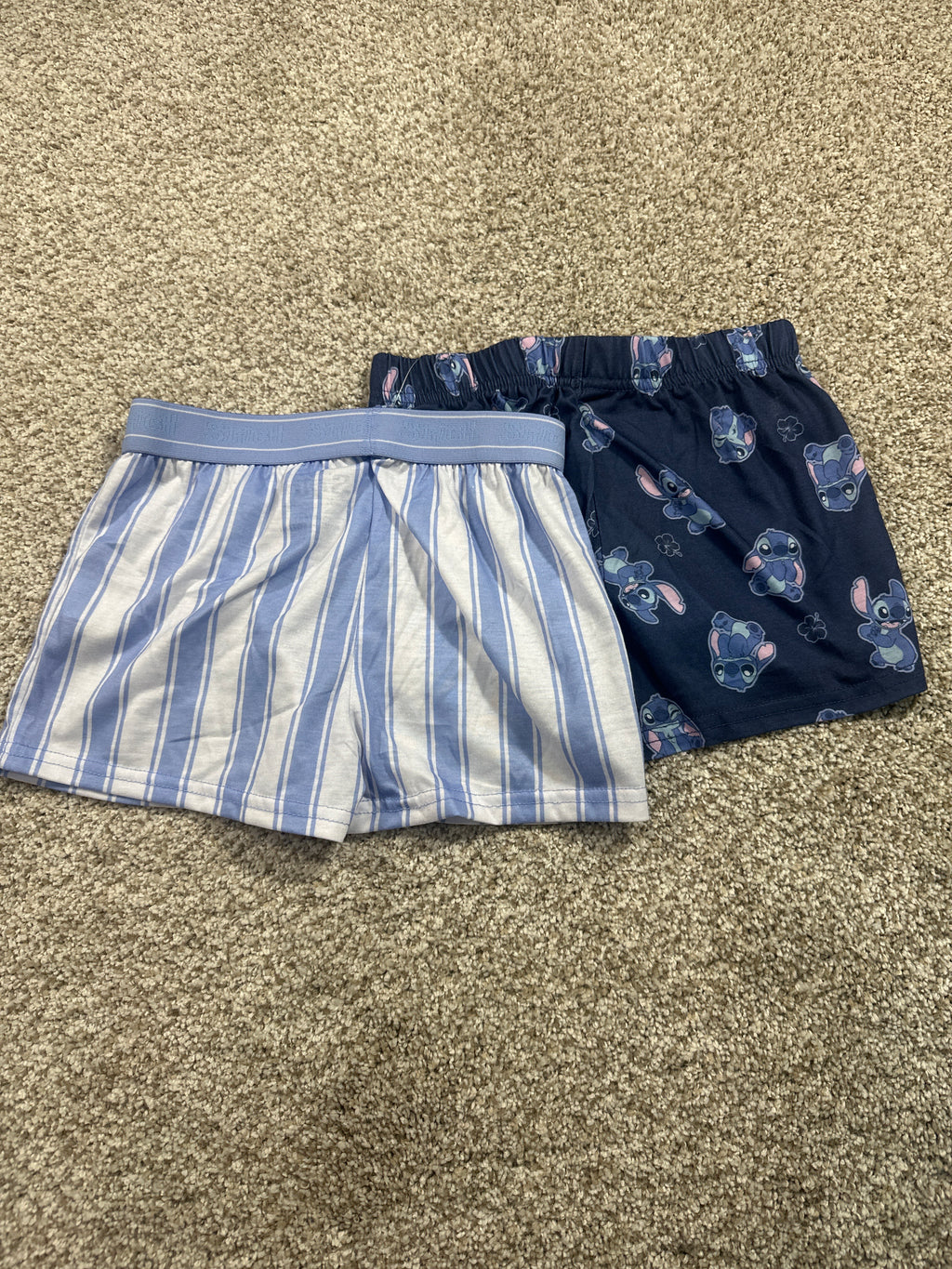 Disney Stitch Girls 2 Pack Shorts Size S 6 6X
