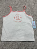 Cat & Jack Girls Coastal Cowgirl graphic tank top in Cream Coral