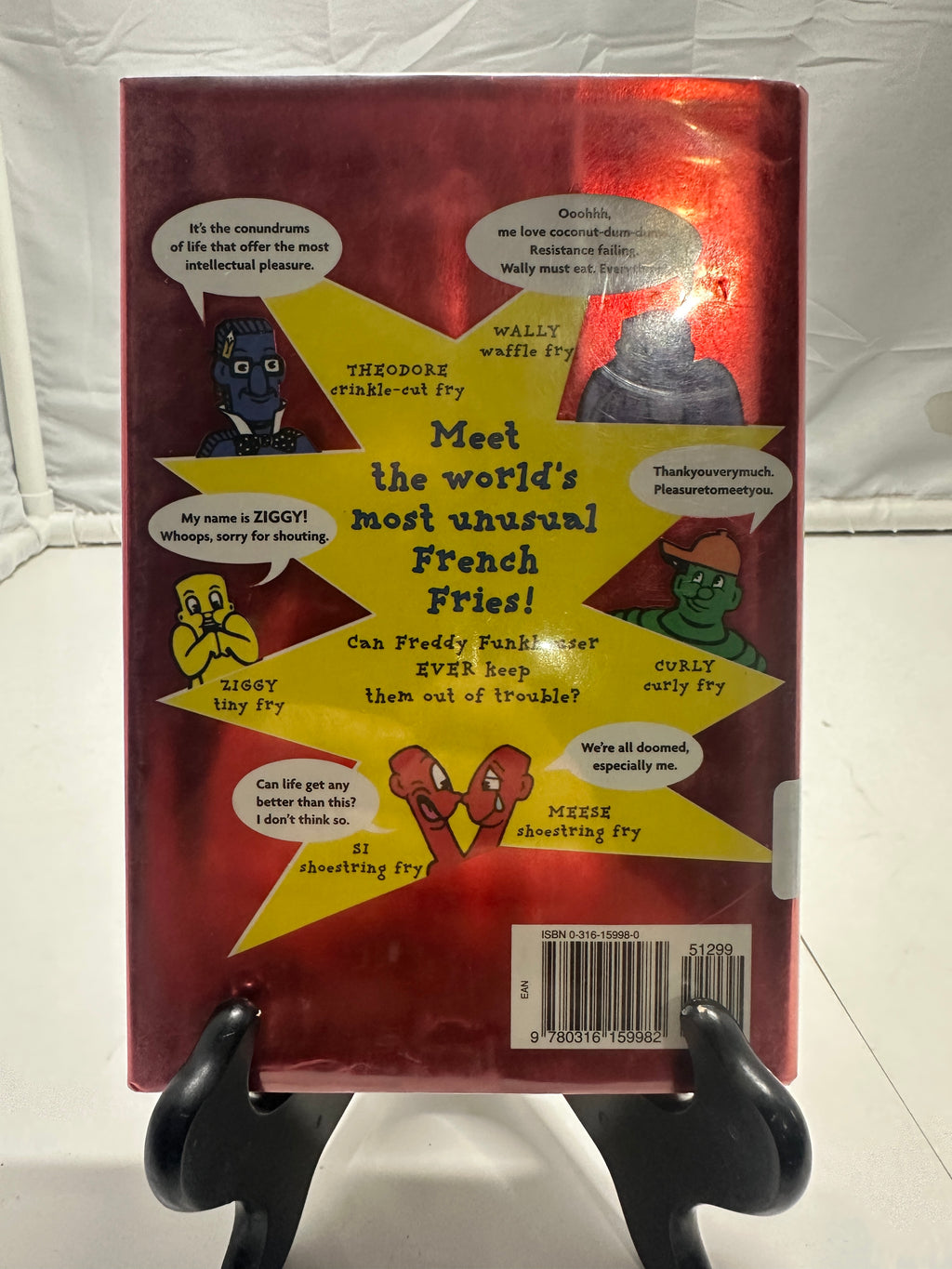 Freddy and the French Fries by David Baldacci Hardcover Fiction.