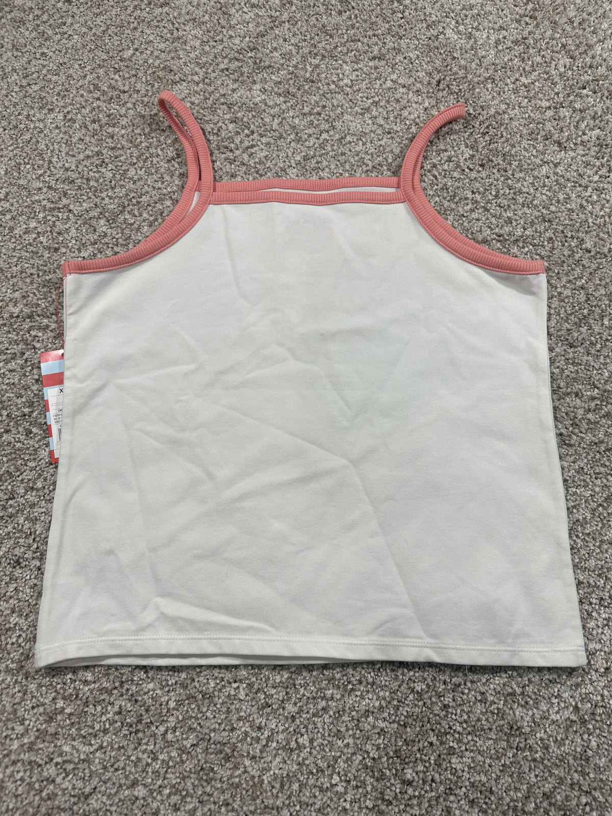 Cat & Jack Girls Coastal Cowgirl graphic tank top in Cream Coral
