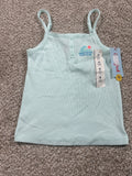 Cat & Jack girls fitted ribbed tank top in pale mint, size M (8)
