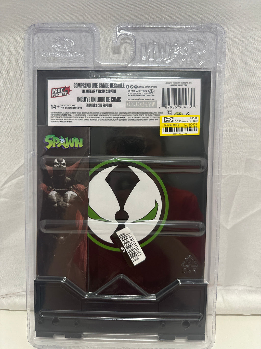 Ninja Spawn & Raven Spawn McFarlane Page Punchers 2 Pack 3" Figure W/ Comic Book
