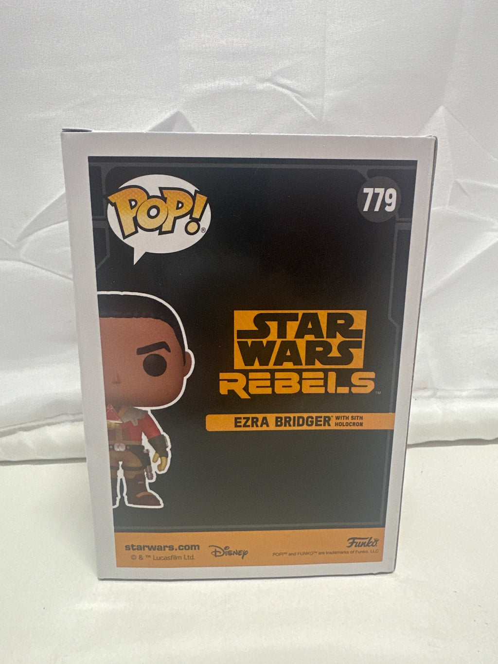 Funko Pop Star Wars Rebels Ezra Bridger w/ Sith Holocron Vinyl Figure #779
