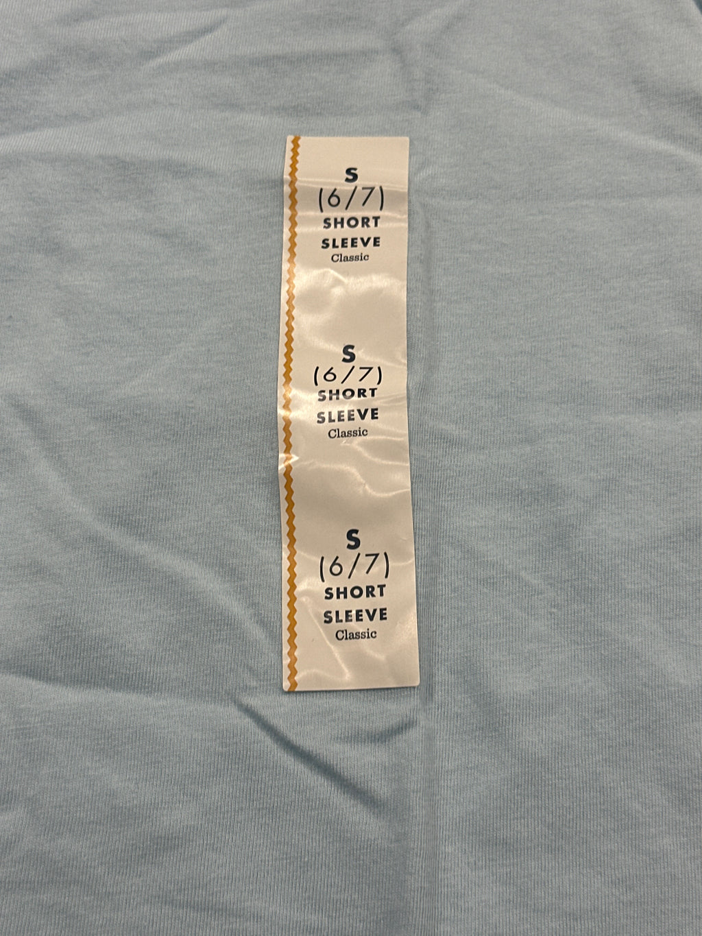 Cat & Jack Boys Museum Blue Classic Short Sleeve T-Shirt S 6/7