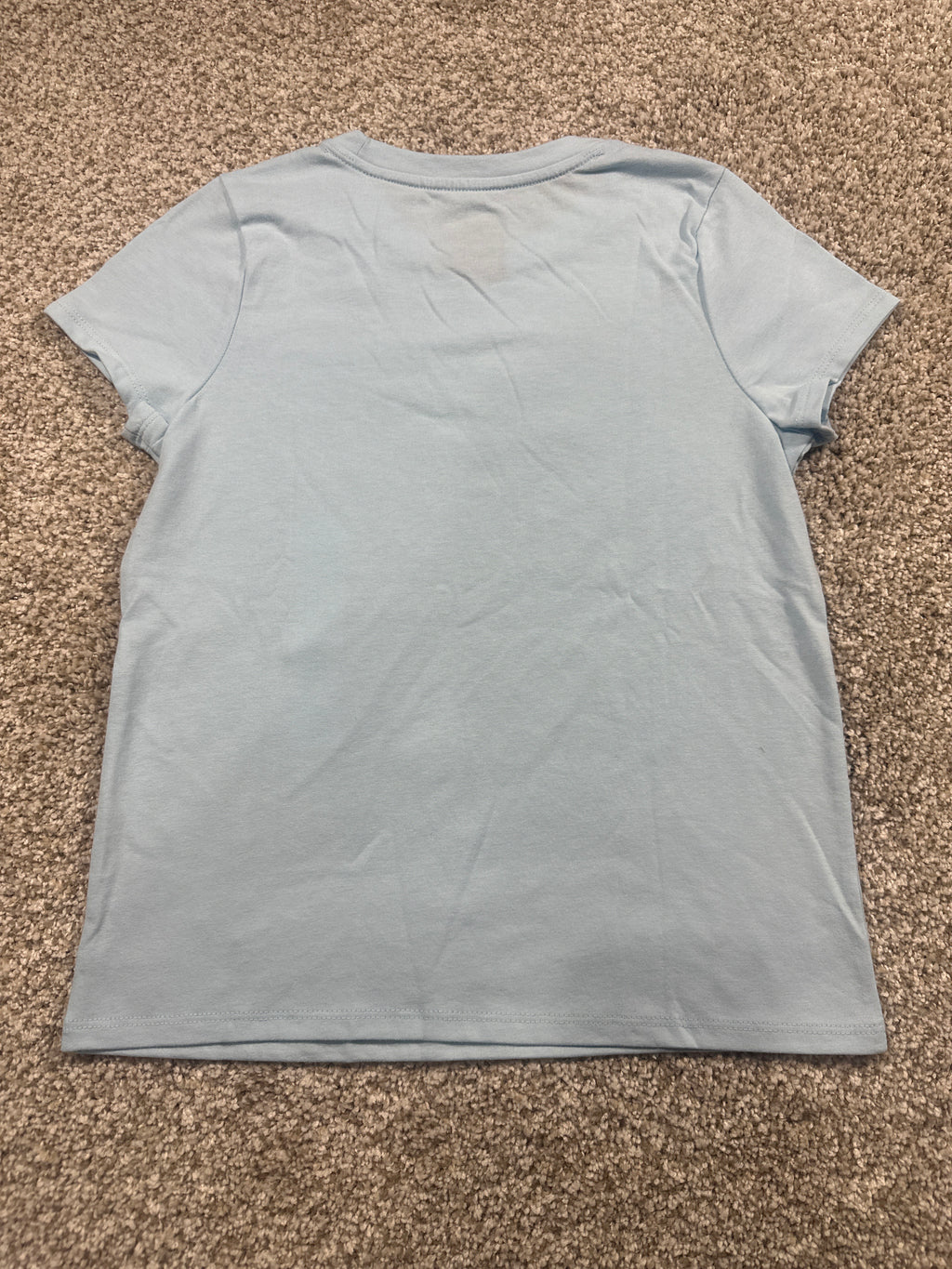 Cat & Jack Girls Museum Blue Classic Short Sleeve T-Shirt M 8