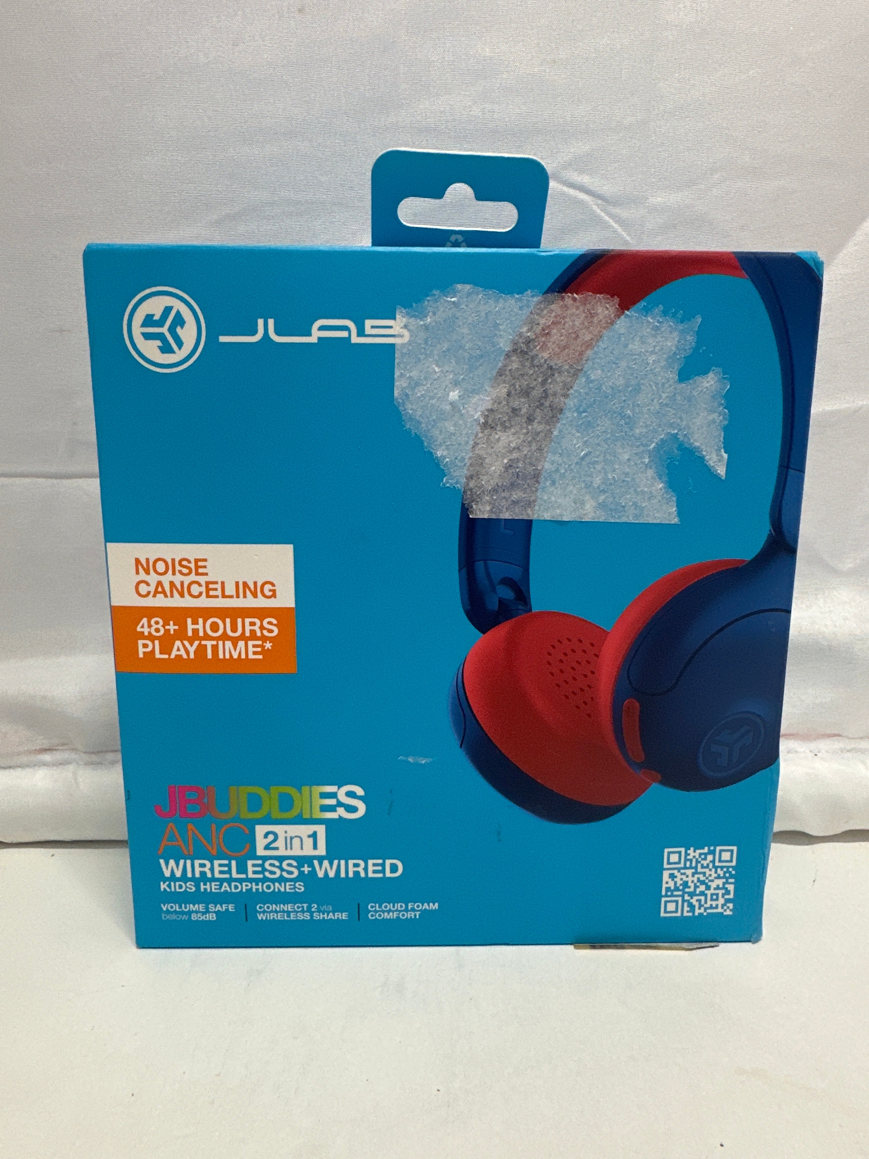 JLab JBuddies ANC 2-in-1 Wireless + Wired Kids Headphones