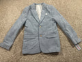 Cat & Jack boys sky blue linen suit jacket front view