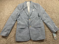 Cat & Jack boys sky blue linen suit jacket front view