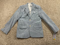 Cat & Jack boys sky blue linen suit jacket front view