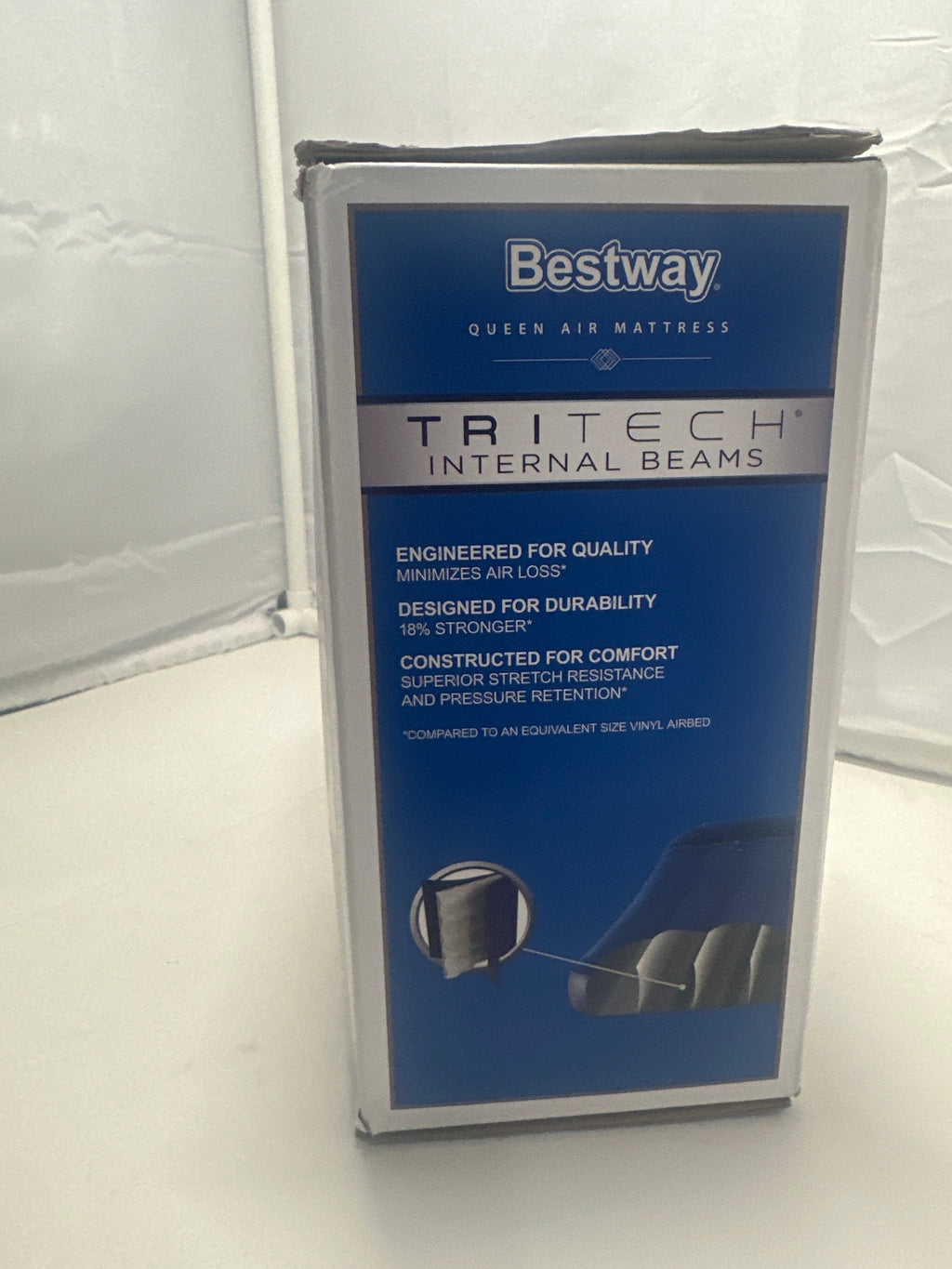Bestway Queen 12" Air Mattress with Built-In Pump – Model #67937E