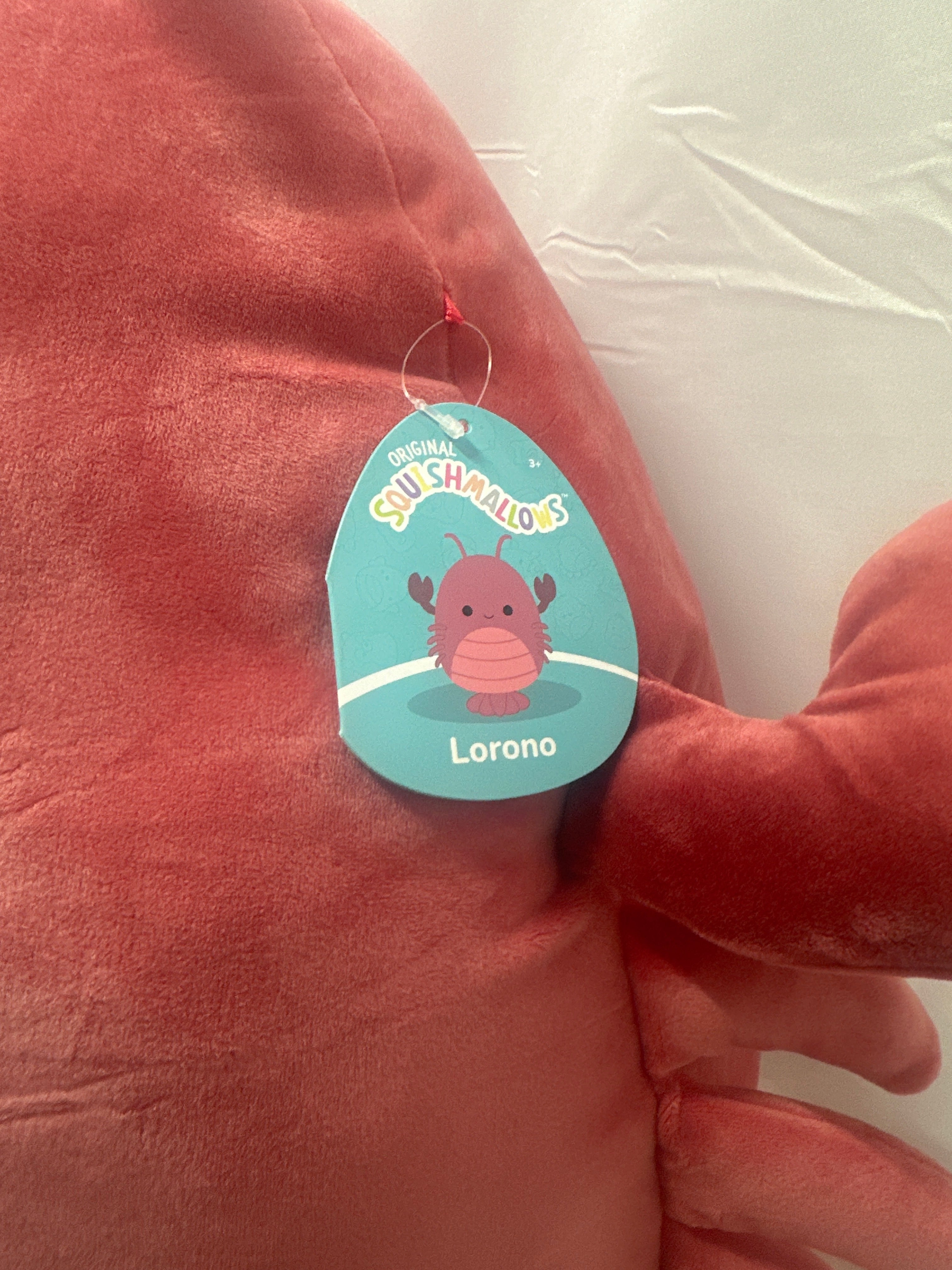 Original Squishmallows Lorono – Plush Lobster Stuffed Animal
