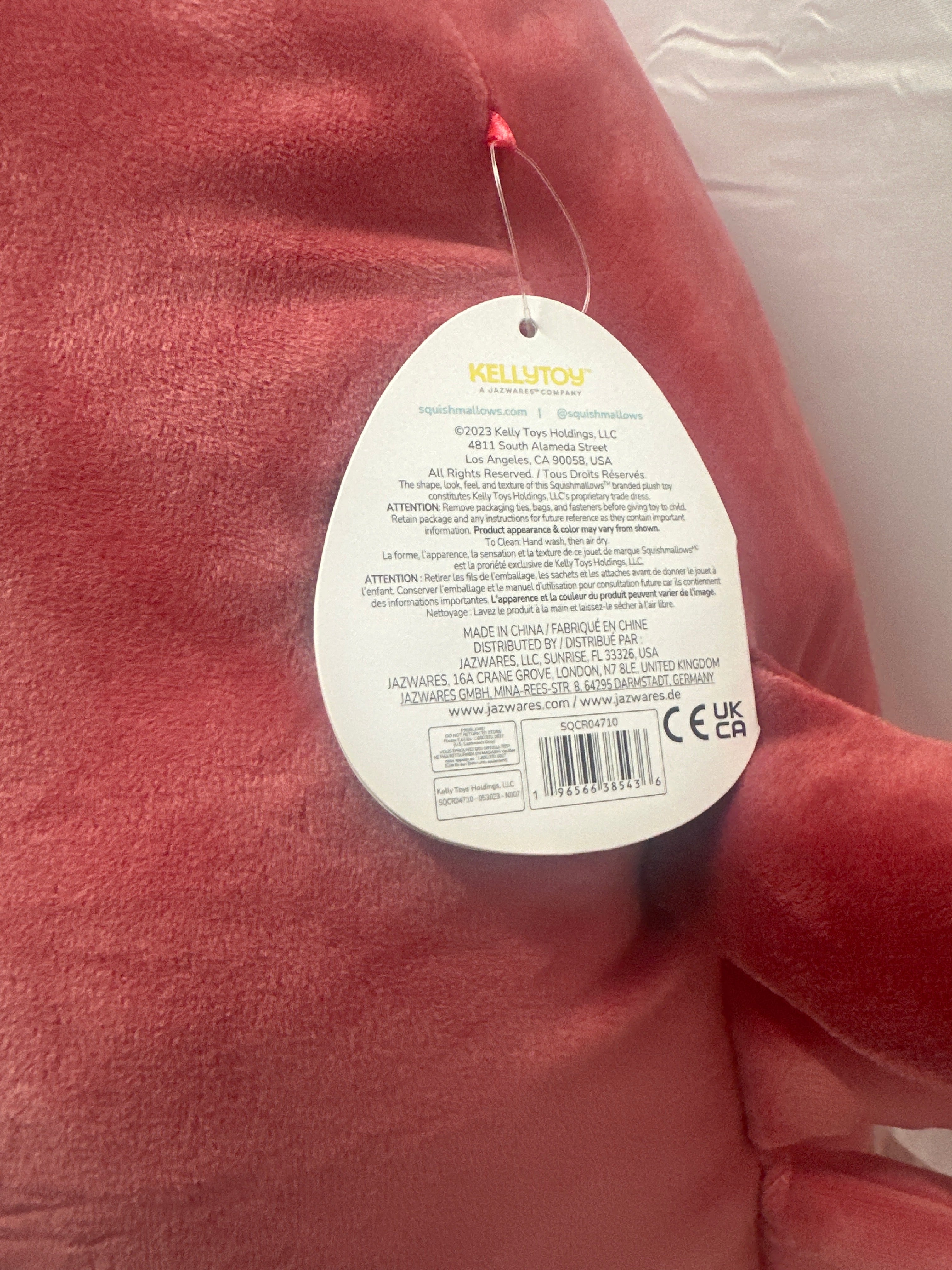 Original Squishmallows Lorono – Plush Lobster Stuffed Animal