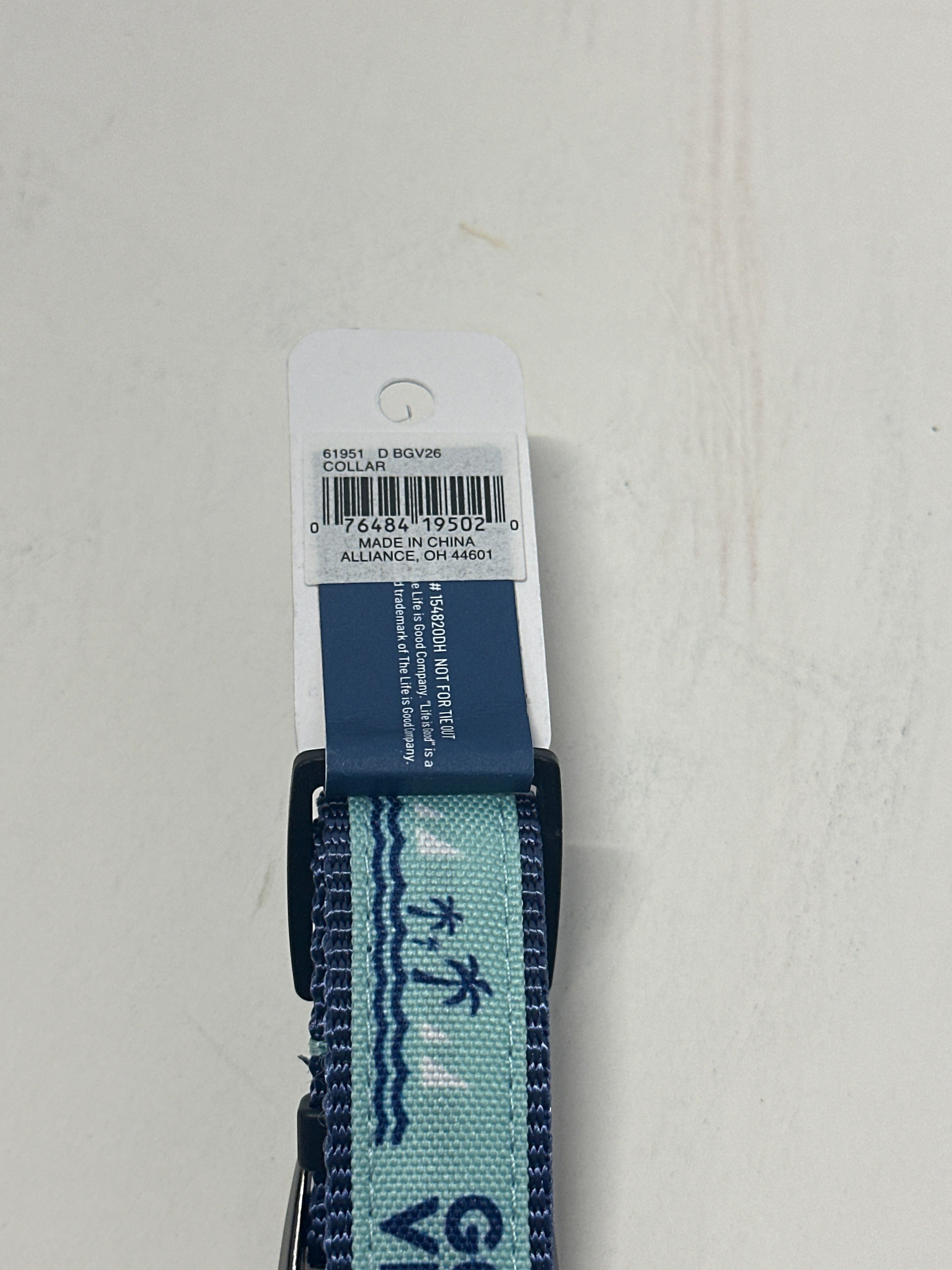 Life Is Good Dog Collar – Beach Graphic Large